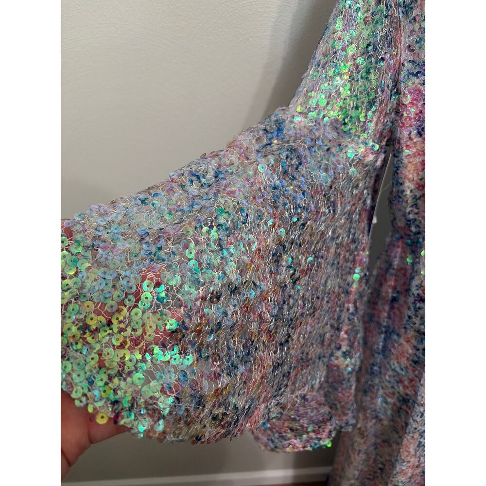 Buddy Love Colette Maxi Sequin Dress. Size Medium - Picture 3 of 12